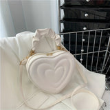 realaiot  Cute Heart Shaped Novelty Bag, Trendy Crossbody Bag, Women's Fashion Handbag & Shoulder Purse