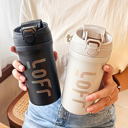 Double-Wall Insulated 316 Stainless Steel Travel Mug - Keeps Drinks Hot or Cold for Hours, Sweat-Free, Durable, and Easy to Clean - Perfect for Summer and Winter Festivities, Kitchen Use, Back-to-School, Travel, Camping, and Outdoor Activities