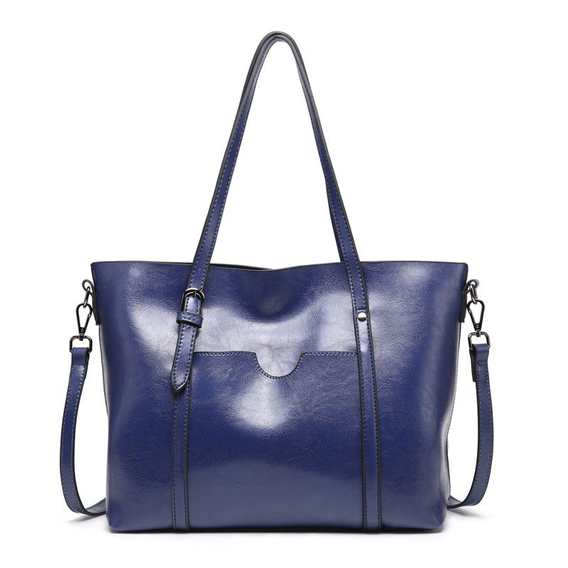 realaiot  Vintage Tote Bag, Women's Large Capacity Shoulder Bag