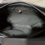 realaiot  Top Handle Retro Solid Color Underarm Bag, PU Leather Textured Bag, Fashion Versatile Shoulder Bag