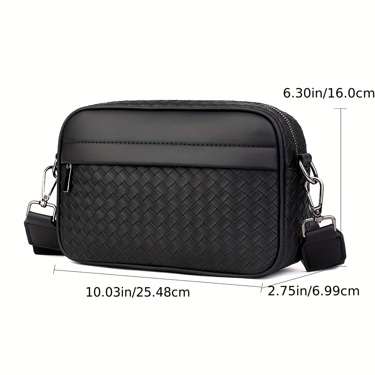 realaiot  Men's Simple Fashion Shoulder Bag Outdoor Casual Sports Messenger Bag Multi-functional Storage Bag Mobile Phone Bag