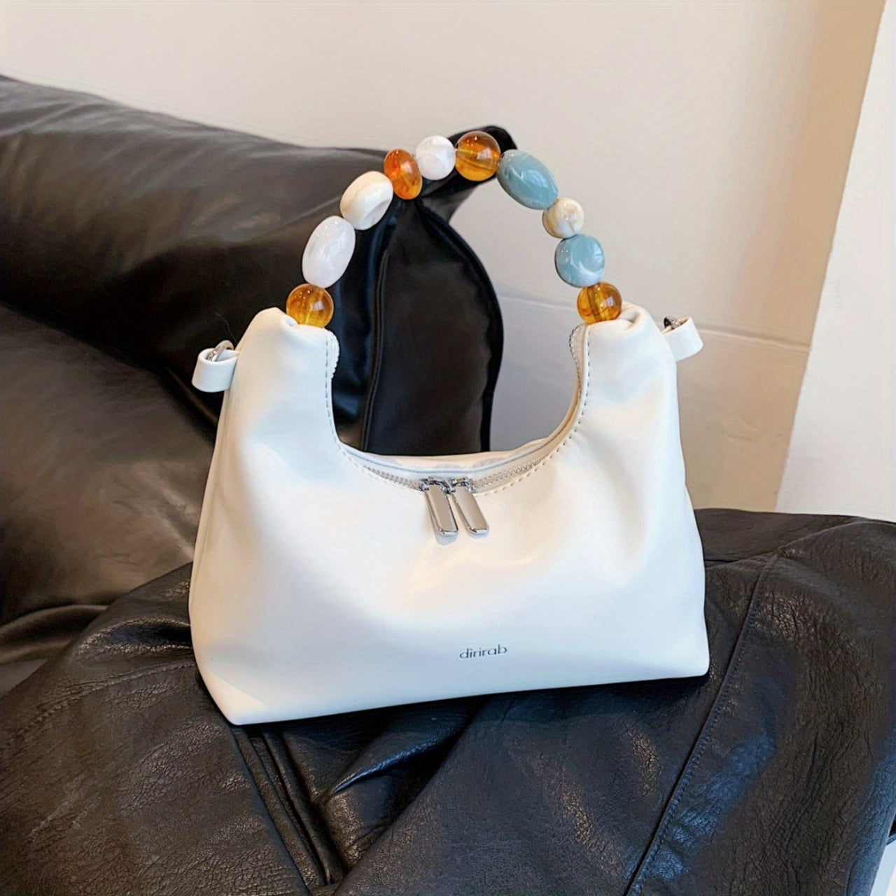 realaiot  Trendy Crescent Hobo Bag, Fashion PU Crossbody Bag, Women's Stylish Handbag & Shoulder Purse