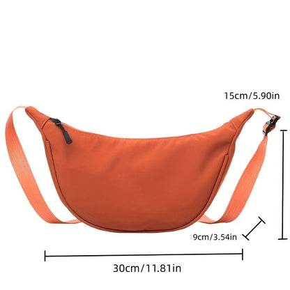 realaiot  Nylon Small Messenger Bag, Female Dumpling Bag, Lightweight Shoulder Bag, Armpit Bag