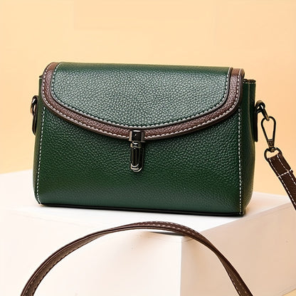 realaiot  Mini Vintage Flap Crossbody Bag, Retro Shoulder Bag, Women's Fashion Handbag & Purse