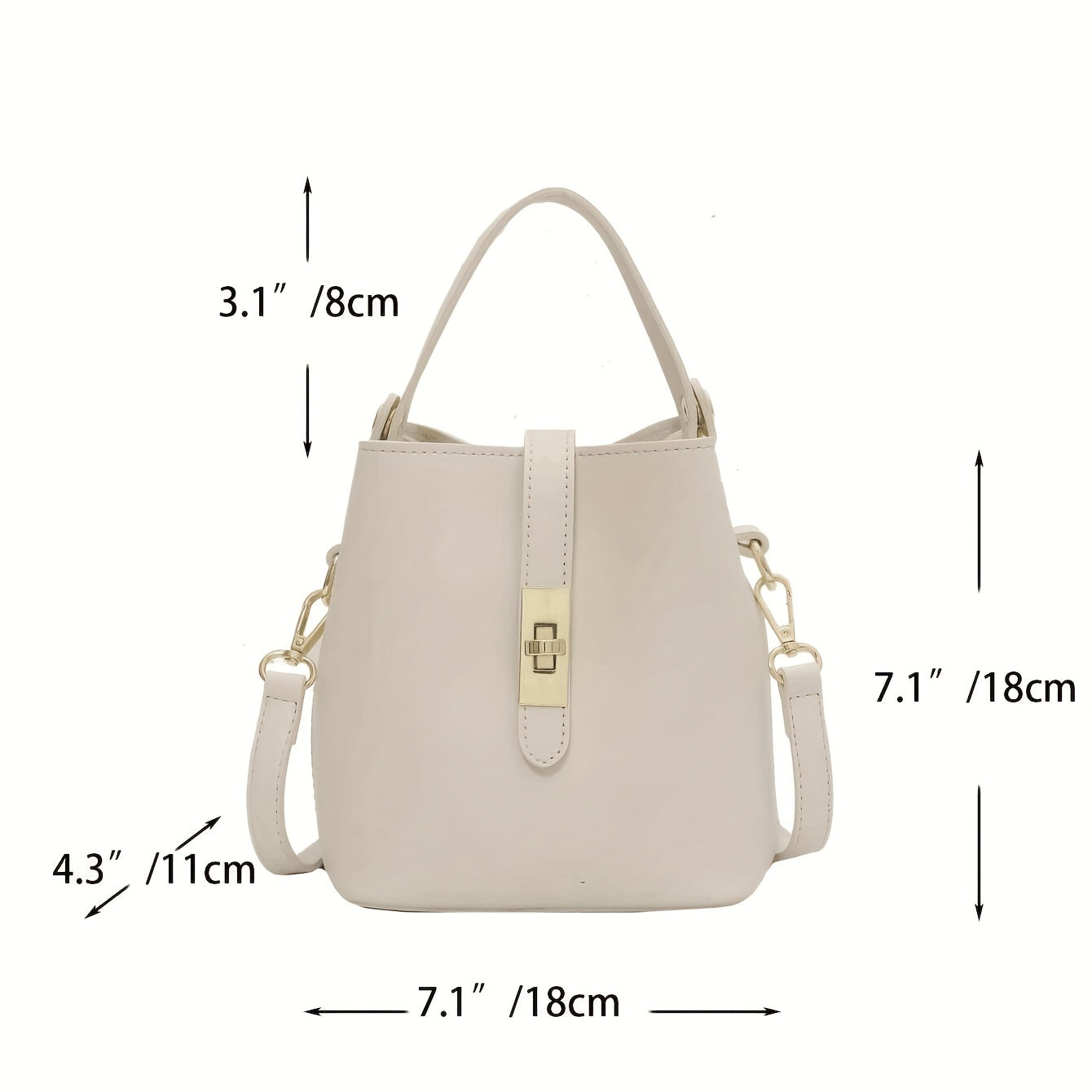 Mini Crossbody Bucket Bag, Minimalist Shoulder Bag, Women's Fairy Stylish Handbag & Purse