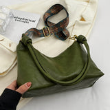 Vintage Soft Crossbody Bag, Retro PU Shoulder Bag, Women's Fashion Handbag & Tote Purse