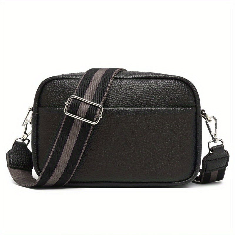 realaiot  New Wide Strap Cosmetic Bag Shoulder Bag Handbag Mobile Phone Bag Cross Body Toiletry Bag For Women