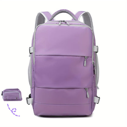 realaiot  Travel Bag Backpack Women's Large Capacity Lightweight Going Out Backpack New Trendy Women's Portable Korean Version All-match Simple