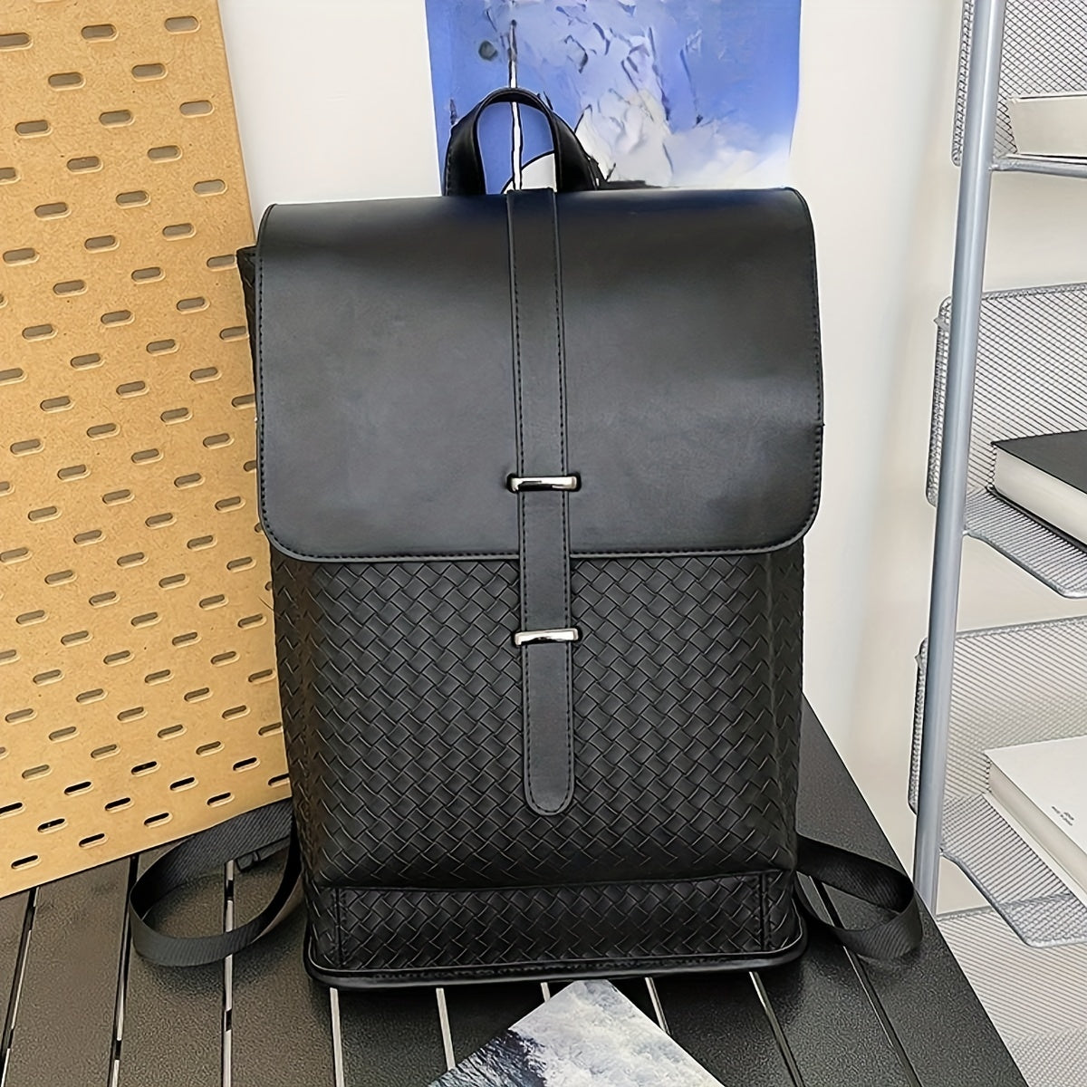 New Retro Backpack Men's Fashion Student School Bag Backpack Large Capacity Travel Computer Bag Single Shoulder Bag