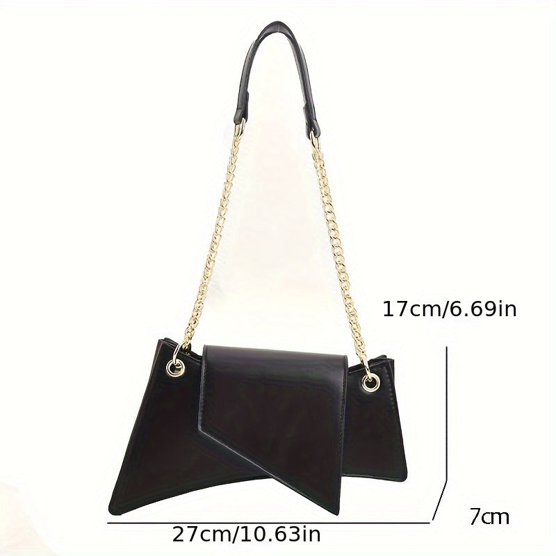 realaiot  Fashion Novelty Crossbody Bag, Trendy PU Shoulder Bag, Women's Stylish Handbag & Purse