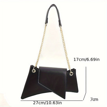 realaiot  Fashion Novelty Crossbody Bag, Trendy PU Shoulder Bag, Women's Stylish Handbag & Purse