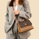 Fashion Top Handle Satchel Bag, Trendy Crossbody Bag, Women's Casual Handbag, Shoulder Bag & Purse
