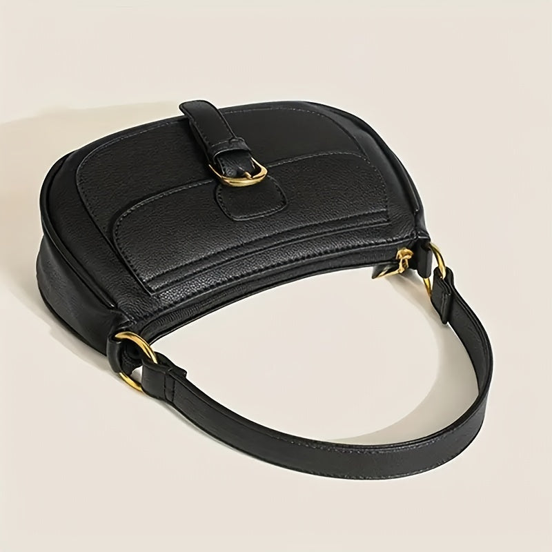 Fashion Crescent Shoulder Bag, Trendy Underarm Hobo Bag, Women's Casual Handbag & Purse