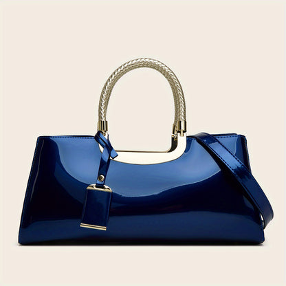 realaiot  Fashionable patent leather handbag for ladies