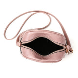 Rivets Decor Crossbody Bag, Classic Solid Color Shoulder Bag, Casual Messenger Bag For Women