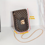realaiot  Fashion Coin Purse Chain Mobile Phone Bag Fashion Small Bag