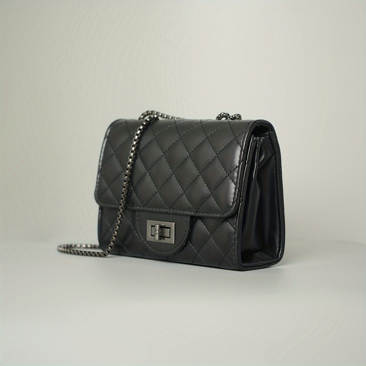 Mini Fashion Quilted Crossbody Bag, Classic Flap Shoulder Bag, Women's Casual Handbag & Purse