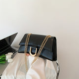 realaiot  Fashion Vegan Crossbody Bag, Solid Color Simple Shoulder Bag, Women's Stylish Handbag & Flap Purse