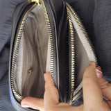 realaiot  Mini Quilted Crossbody Bag, Fashion PU Shoulder Bag, Women's Casual Handbag & Coin Purse