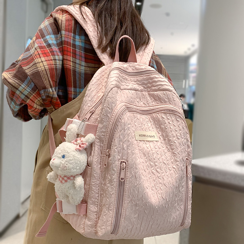 Realaiot Backpack for Elementary School Girl Waterproof Oxford Cloth Pink Sac Enfant School Bags Kids Backpack Girls Cute Bow Kids Bag New Year Gifts for Child