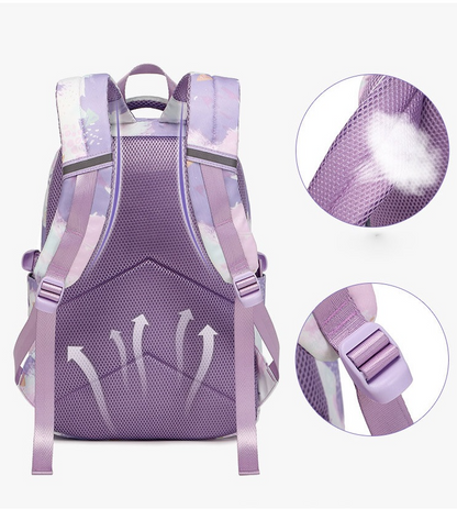 Realaiot Cartoon 3D Creative Children School Bags Girls Sweet Kids School Backpack Lightweight Waterproof Primary Schoolbags Big