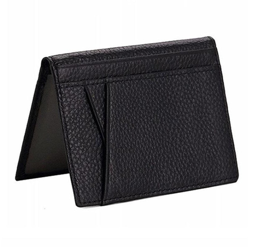 Realaiot Ultra Slim RFID Blocking Leather Wallet Credit ID Card For Men Holder Purse Case Money Fashion Bag Women Wallets