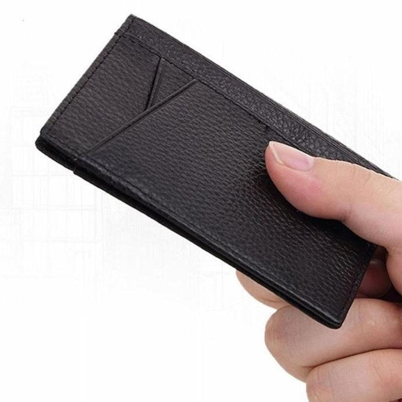 Realaiot Ultra Slim RFID Blocking Leather Wallet Credit ID Card For Men Holder Purse Case Money Fashion Bag Women Wallets