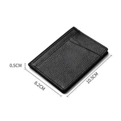 Realaiot Ultra Slim RFID Blocking Leather Wallet Credit ID Card For Men Holder Purse Case Money Fashion Bag Women Wallets