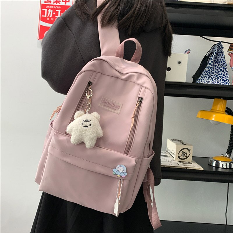 Realaiot Large Capacity Women Backpack Laptop Backpacks School Backpack for Teenage Girls Boys  Korean Style Book Bag Kids School Bags