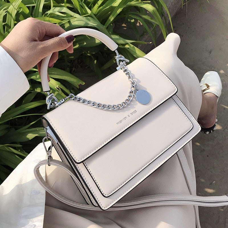 Realaiot Elegant Female Square Tote bag Fashion New High quality PU Leather Women's Designer Handbag Travel Shoulder Messenger Bag