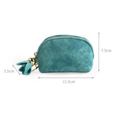 Realaiot Hot Sale Fashion Ladies PU Leather Mini Wallet Card Key Holder Zip Coin Purse Clutch Bag Coin Purses