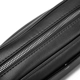 Realaiot Fashion Luxury Men's Crossbody Bag Business PU Leather Shoulder Bags Men Solid Flap Messenger Bag Men Zipper Ipad Bag New