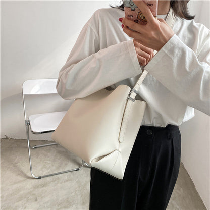 Cyflymder PU Leather Women Bucket Shoulder Bag Brand Luxury Solid Color ladies Handbags Casual Female Crossbody bags bolsas totes