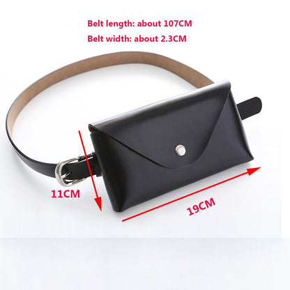 Realaiot Waist Bag Ladies Fashion Genuine Leather Women Waist Belt Bags Waterproof Chest Belly Pouch Woman Fanny Pack Luxury Coin Purse