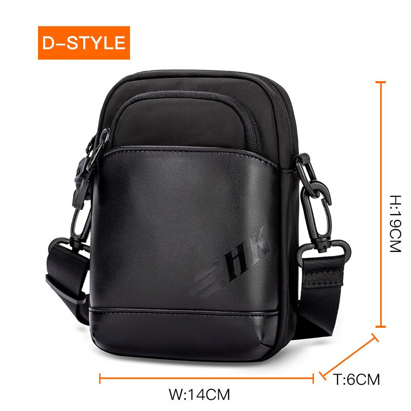 Cyflymder Men's Purse Shoulder Bag Small Messenger Bags Men Travel Crossbody Bag Handbags New Fashion Male Phone Money Belt Wallet