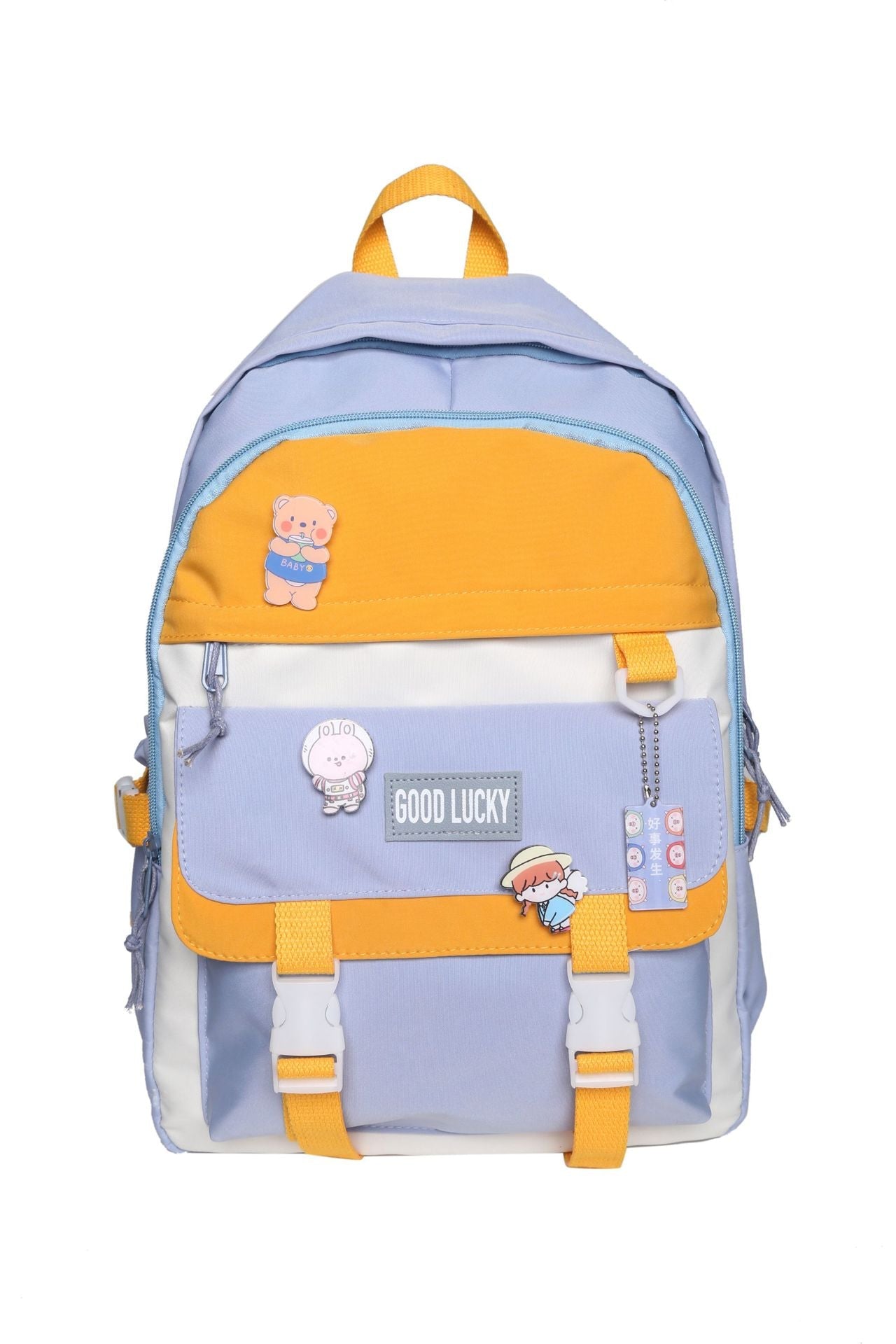 Cyflymder NEW Korean Style Backpacks Women Travel Bags Cute Bags Candy Color Bag for Teenager Girl Kawaii Waterproof Backpack Pendant