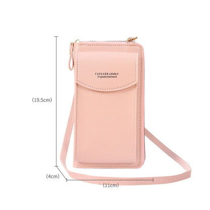 Realaiot Brand Small Crossbody Shoulder Bag For Women High Quality Cell Phone Pocket Purse Female Clutch Fashion PU Leather Handbag Bolsa