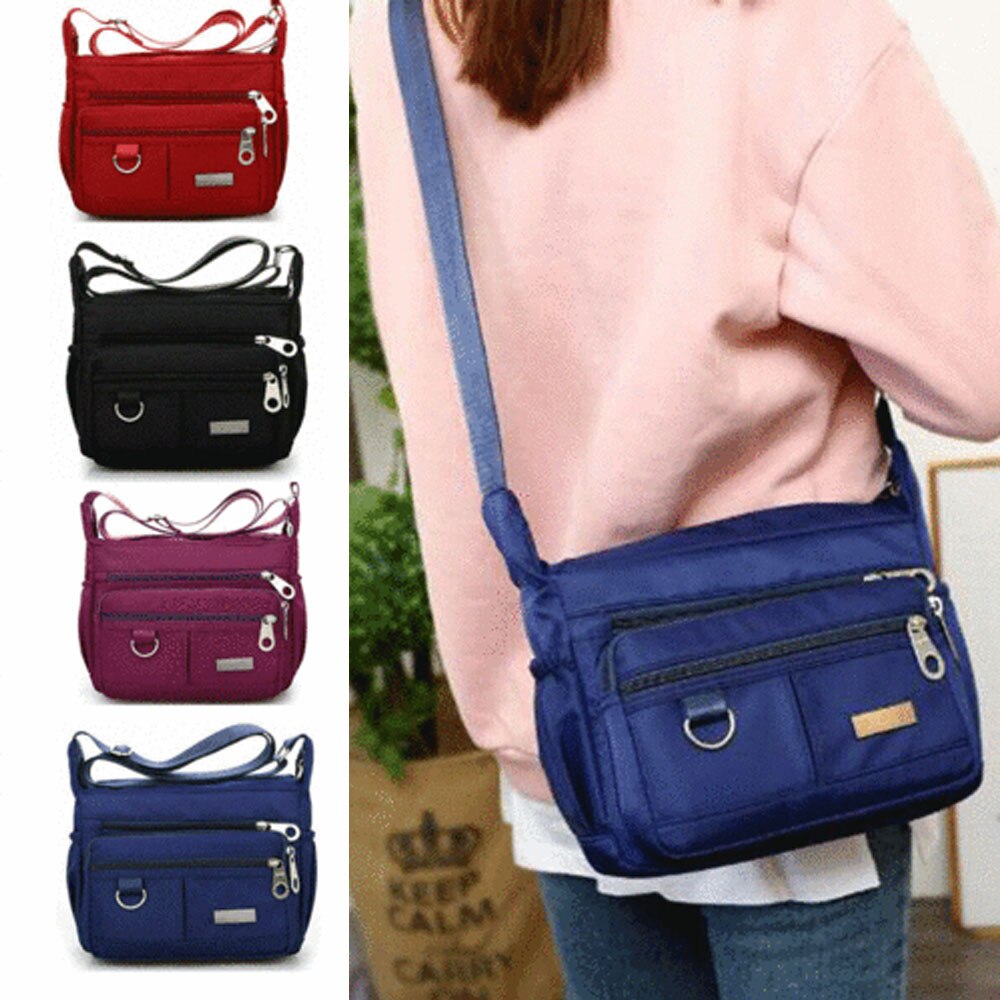 Cyflymder Newest Arrival 4 Colors Women Waterproof Oxford Messenger Cross Body Bag Shoulder Bags Large Capacity