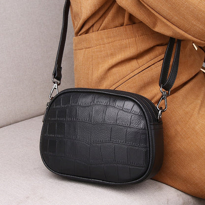 Realaiot Small Bags Hor High Quality Women Messenger Bags Female mini Shoulder Bag Vintage Genuine Leather Handbags Bolsa Feminina