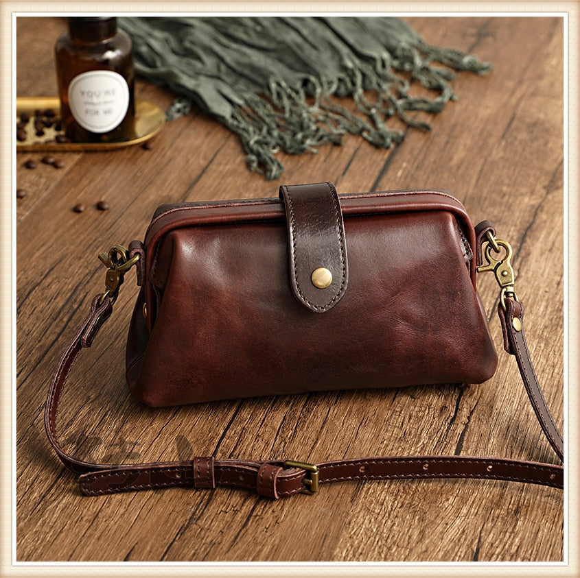 Cyflymder Newest Designer Woman Bags Handmade Genuine Leather Ladies Shoulder Bag Crossbody Female Bags Soft Skin doctor bag