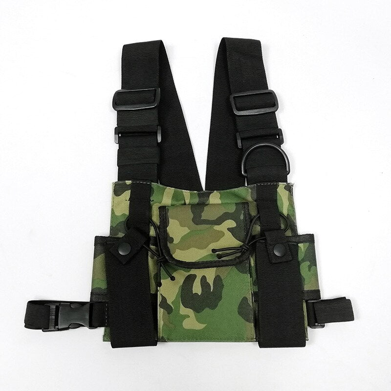 Realaiot Tide cool Women Chest Rig Bag Tactical Chest Bags For Men Fashion Bullet Hip Hop Vest Streetwear Bag Function Tactics Waist Pack