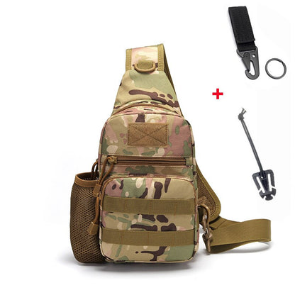 Realaiot Hiking Trekking Backpack Sports Climbing Shoulder Bags Tactical Camping Hunting Fishing Outdoor Military Camouflage Chest Bag