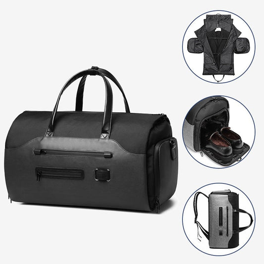 Cyflymder Multifunction Men Suit Storage Travel Bag Large Capacity Luggage Handbag Male Waterproof Travel Duffel Bag Shoes Pocket Gifts for Men