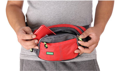 Realaiot Travel Bum Bag Fanny Pack Waist Bag Zipped Outdoor Sports Shoulder Bag Pouch Men Women Waist Packs Ladies Waist Pack