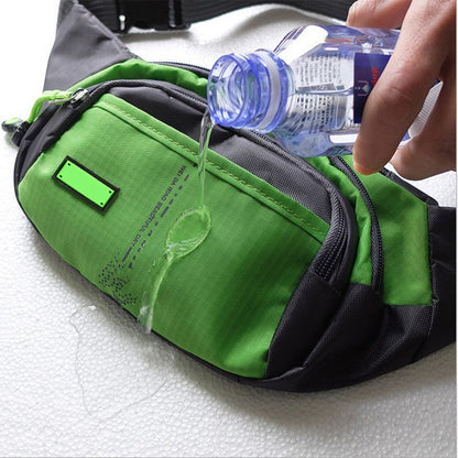 Realaiot Travel Bum Bag Fanny Pack Waist Bag Zipped Outdoor Sports Shoulder Bag Pouch Men Women Waist Packs Ladies Waist Pack