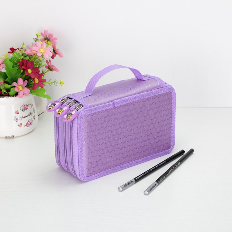 Cyflymder Office School Pencil Case Big 36/48/72 Slots Penal for Girls Boys Pen Box Large Storage Cartridge Bag Stationery Kit Pencilcase