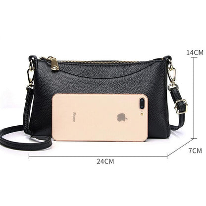 Realaiot Genuine Leather MINI Clutch bag Fashion Small Crossbody Bags For Women Luxury Handbag Ladies Shoulder Bag Clutch Purse