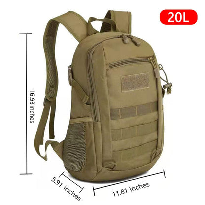 Cyflymder Outdoor Tactical Backpack Military Rucksacks Men 15L 20L Waterproof Sport Travel Backpacks Camping Mochila Fishing Hunting Bags