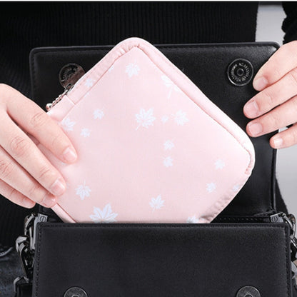 Cyflymder New Sanitary Pad Pouch Mini Folding Women Cute Bag For Gaskets Napkin Towel Storage Bags Pouch Case Sanitary Pad Organizer