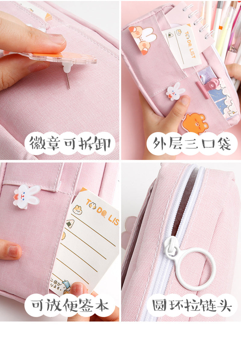 Cyflymder pencil case cute pencilcases material escolar girl back to school supplies piorniki estuche piornik kawaii bag pencil box